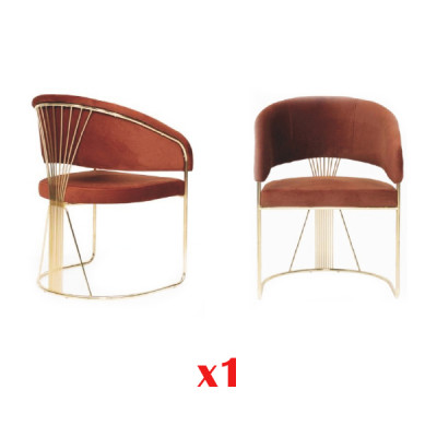 Dining room stainless steel 1x chair leather chair design upholstered chair seat back