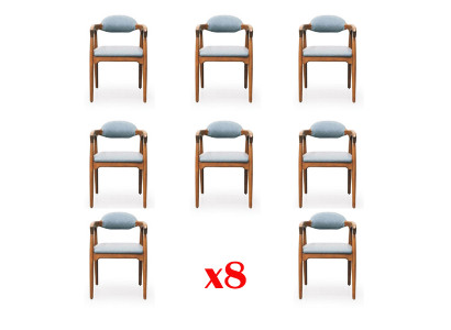 Complete suit group chair set 8-piece dining room chair set