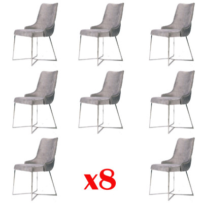 Complete Set Group Living Room 8x Pieces New Dining Room Chair Set