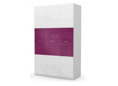 Wardrobe Closet Children Children's Room Unisex Children's Room Furniture Purple White