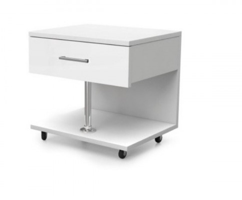 Modern children's room set: bed, nightstand, wardrobe, desk, bookshelf, 5-piece.