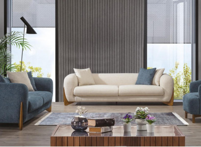 Italian style furniture sofa set 3+3+1 seater
