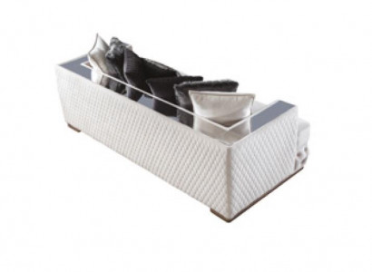 Sofa 3-seater white luxury living room classic Italian style