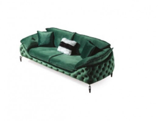 Green Chesterfield Couch Fabric Sofa Couch Furniture Luxury Interior Sofas Couches