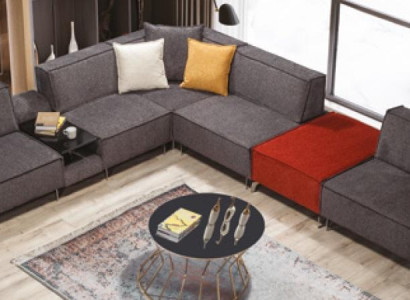 Corner sofa couch living landscape gray fabric couches sofa upholstery corner set new