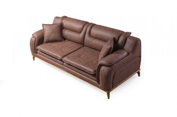 Design Sofa Couch Sofa Set 3+3+1 Seater Set Upholstered Set Leather Sofa Couches