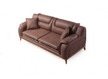 Sofa Brown 3-seater Living Room Classic Design Luxury Italian Style 3-seater