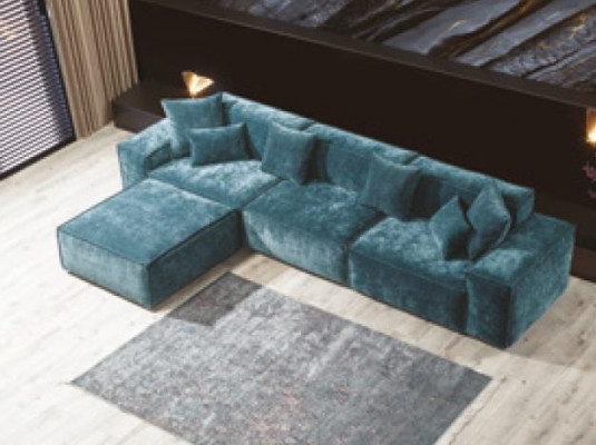 Blue sectional sofa living room elegant living corner design furniture sectional sofa set