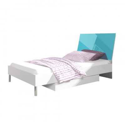 Designer children's room, teen room, bedroom table, bed, dresser, wardrobe, 5-piece set.