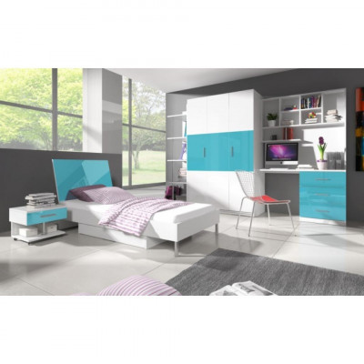 Corner cabinet bookshelf cabinet shelf wood for children's room youth room furniture