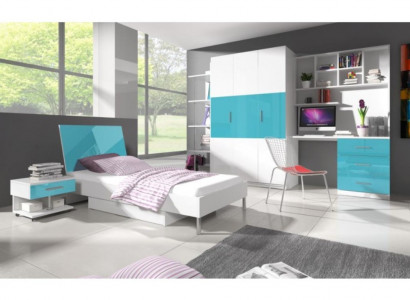 Corner cabinet bookshelf cabinet shelf wood for children's room youth room furniture
