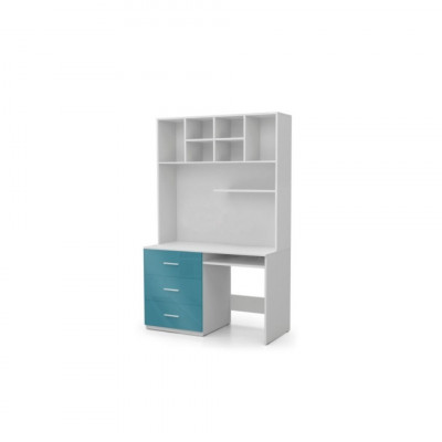Desk turquoise table office children's room teen room tables new high gloss