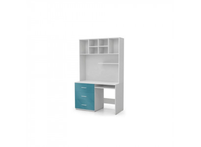 Desk turquoise table office children's room teen room tables new high gloss