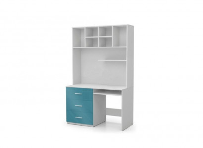 Desk turquoise table office children's room teen room tables new high gloss