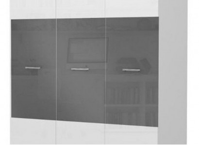 Gray cabinet closets wardrobe high-gloss wardrobes children's room