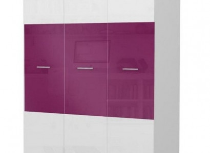Purple closet cabinets wardrobe wood high-gloss wardrobes children's room