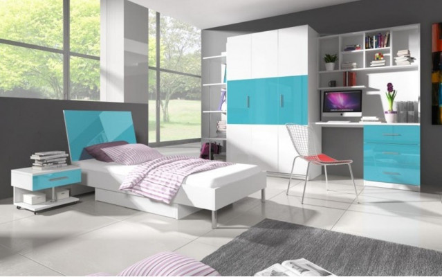Cabinets Wardrobe Wood Cabinet Design Blue Wardrobes Children's Room