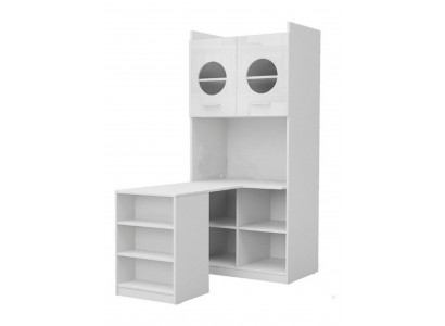 Modern desk wood corner desk youth children's room white furniture design