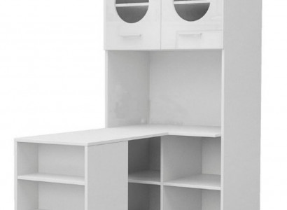 Modern desk wood corner desk youth children's room white furniture design