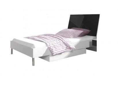 Children's room bed single bed youth room black wood bedroom beds new