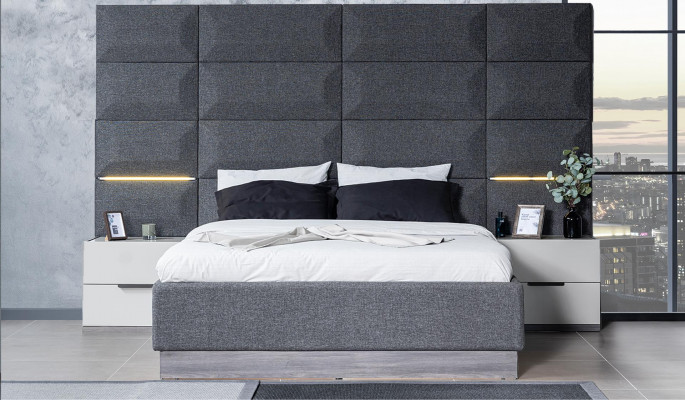 Bed double bed beds furniture furnish new furniture design high gloss bedroom