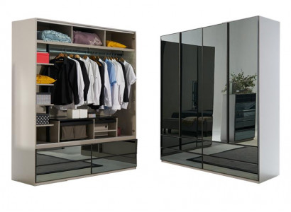 Wardrobe closet glass cabinet bedroom wood modern cabinets furniture new