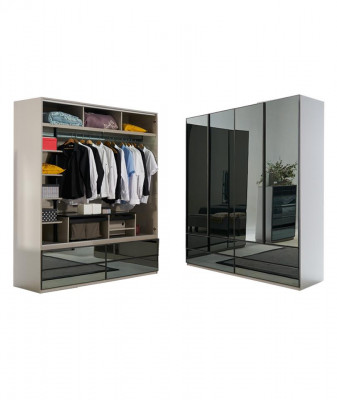 Luxury wardrobe closet furniture modern bedroom cabinets material wood