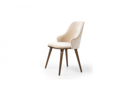 Luxury Chair Modern Chairs Armchair Upholstered Metal Wood Textile New Beige