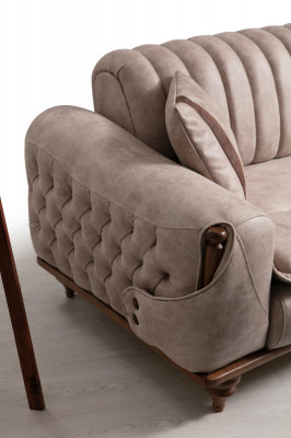 Chesterfield sofa set couch seat cushion sofa couches furniture fabric textile