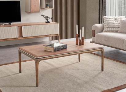 Designer coffee table modern coffee table wood living room beige