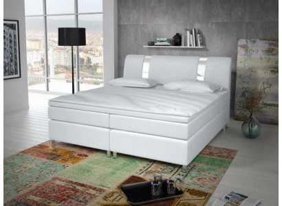 Box spring bed Box Hotel bed with visco & mattress leather bed beds double bed