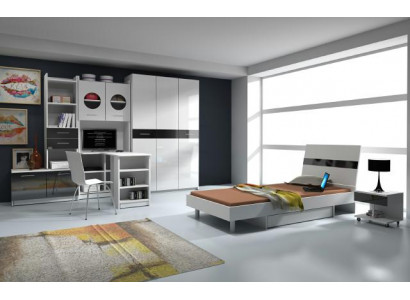 Youth room 7 pc. Complete bedroom children's bed wardrobe desk new
