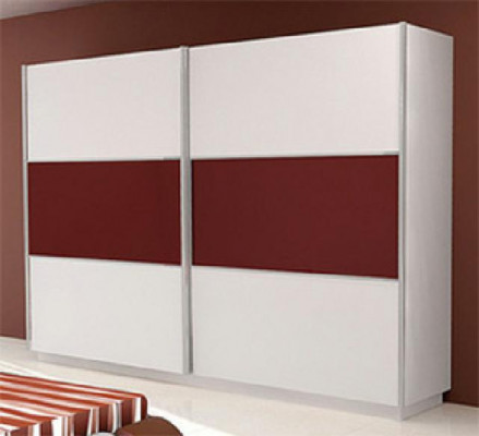 XXL wardrobe closet 200/240 & 270 cm sliding doors high gloss
