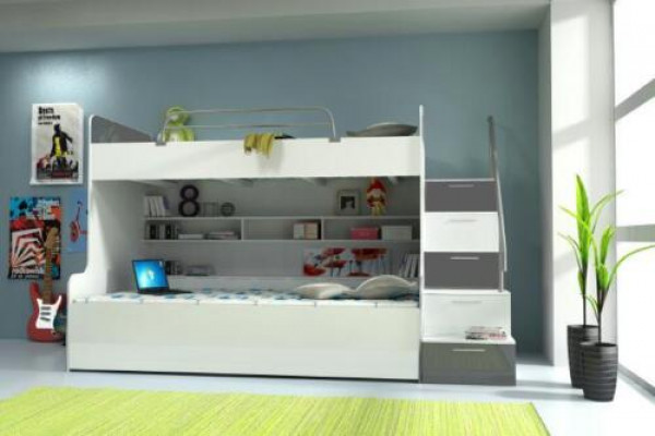 Bunk bed, loft bed, double bed, youth bed, beds, loft beds, furniture