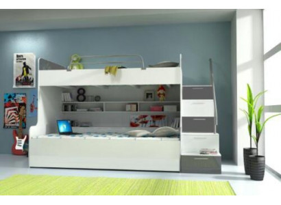 Bunk bed, loft bed, double bed, youth bed, beds, loft beds, furniture