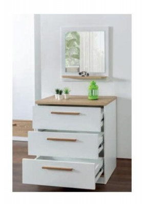 Loft bed, bunk bed, dresser, mirror, bedroom mirror furniture, 4-piece wardrobe.