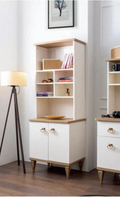 Unisex bedroom youth room set bed nightstand bookshelf table 5-piece. New