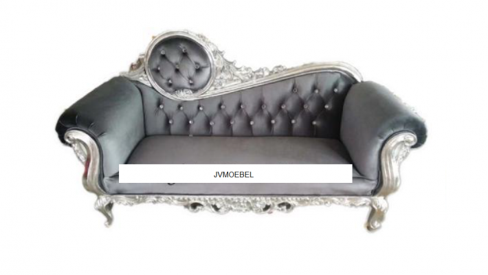 Throne armchair royal upholstery Chesterfield velvet 2-seater antique style chairs