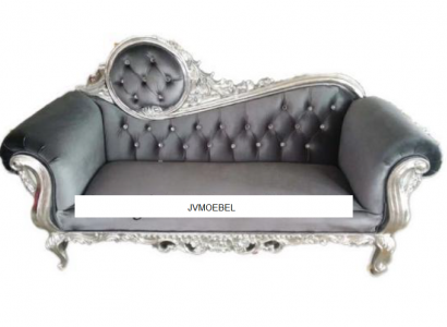 Throne armchair royal upholstery Chesterfield velvet 2-seater antique style chairs