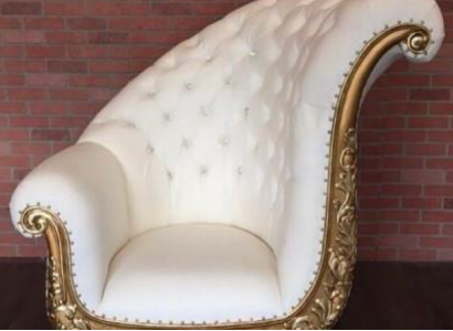 Throne Armchair Royal Upholstered Chairs Chesterfield Velvet 1 Seater Antique Style