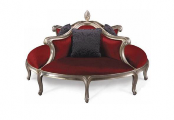 Round Sofa Upholstery Couch Upholstery Chesterfield Velvet 4-Seater Antique Style