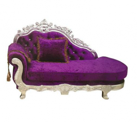 Noble Chesterfield antique style chaise longue sofa lounger new recamier