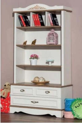 Bookshelf White Youth Room Shelf Bookcase Furniture Shelf Bedroom New