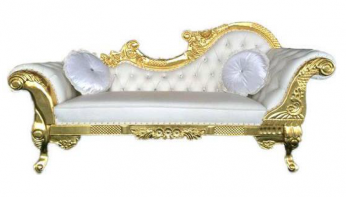Noble Chesterfield recamier antique style chaise longue chaise longue sofa lounger new