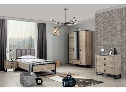 Children's room set: children's bed, nightstand, wardrobe, dresser, bedroom, new.