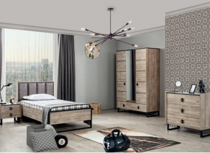 Children's room set: children's bed, nightstand, wardrobe, dresser, bedroom, new.