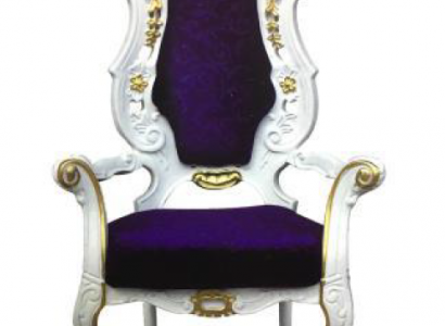 Throne Armchair Royal Upholstery Chesterfield Velvet 1-Seater Antique Style Chairs