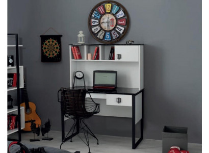 Desk White Furniture Wood Children's Room Design Modern Table Youth Room New