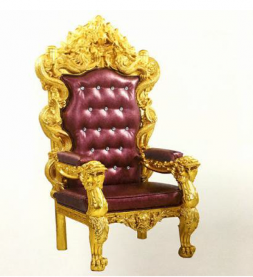 Throne Armchair Royal Upholstered Chesterfield Velvet 1-Seater Antique Style Chairs