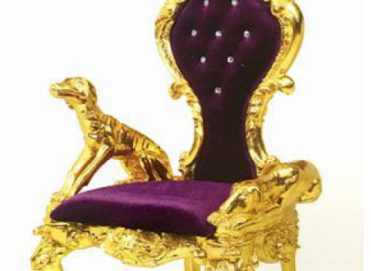 Throne Armchair Chairs Royal Upholstered Chesterfield Velvet 1-Seater Antique Style